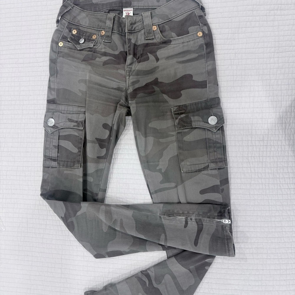 True Religion Olive Camouflage Pants